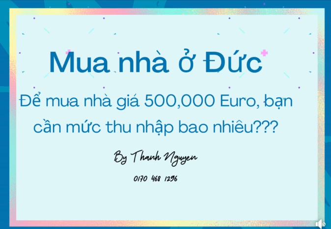 Tư vấn mua nhà ở Đức
