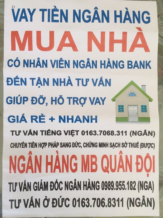 Vay tiền ngân hàng mua nhà